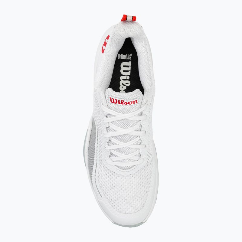 Кросівки для тенісу чоловічі Wilson Rxt Active white/pearl blue/wilson red 5