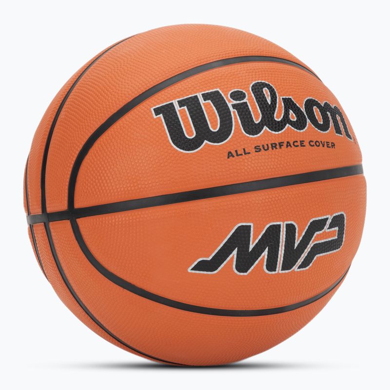 М'яч баскетбольний Wilson MVP brown розмір 5 2