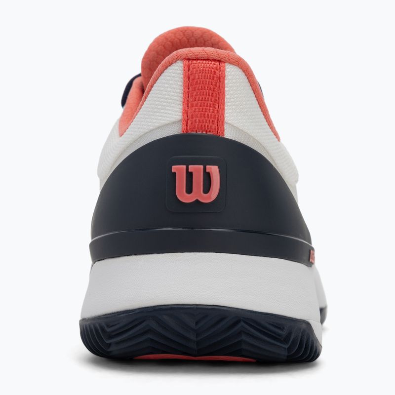 Жіночі тенісні туфлі Wilson Intrigue Tour Clay W білі / темно-синій піджак / дубаррі 6