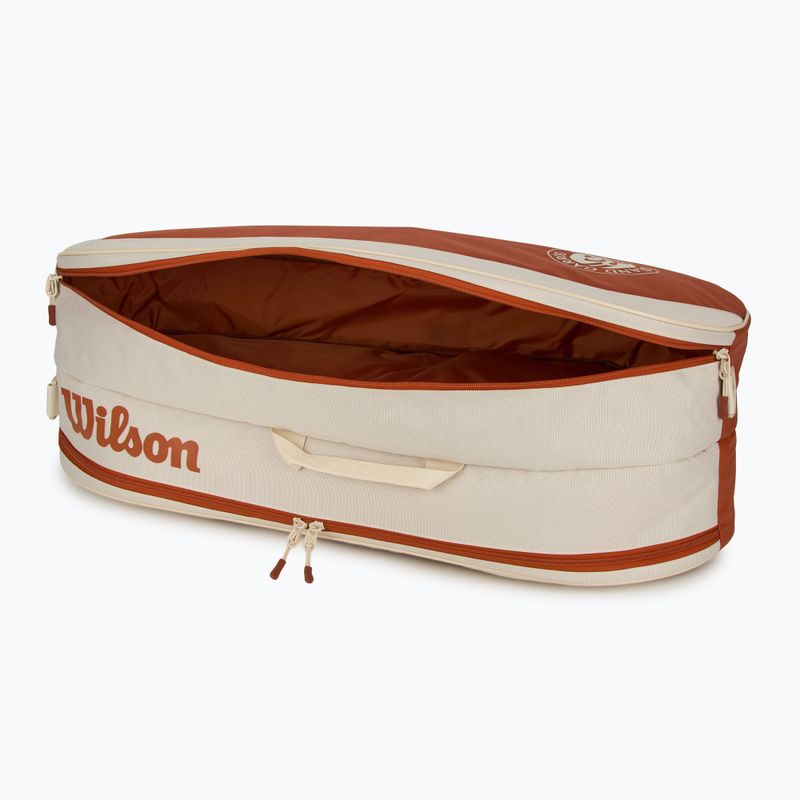 Сумка тенісна Wilson Roland Garros Team 6PK 2005 cream/ clay 5