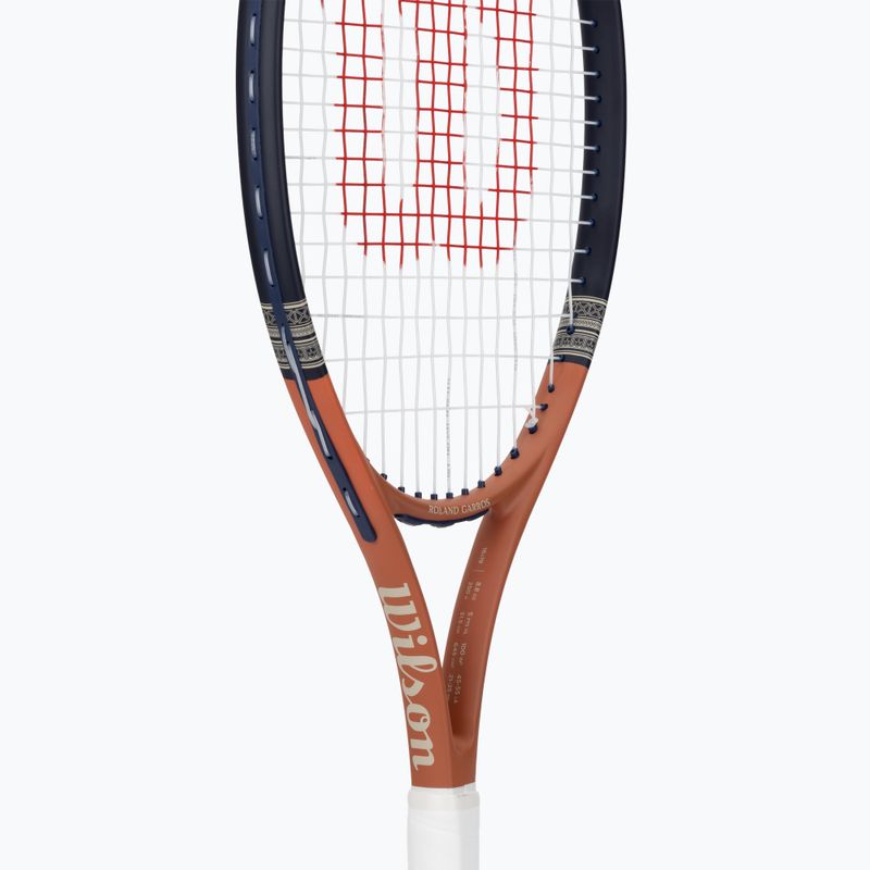 Ракетка тенісна дитяча Wilson Roland Garros Elite Comp Jr 26 navy/orange 4