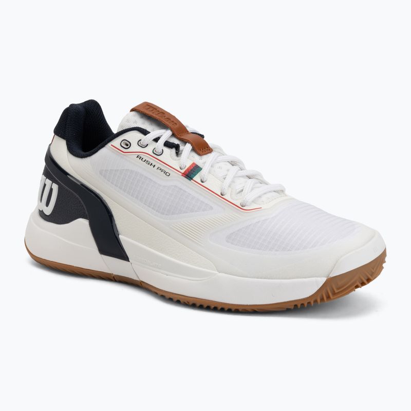 Кросівки тенісні чоловічі Wilson Rush Pro 5 Clay white/navy blazer/gum