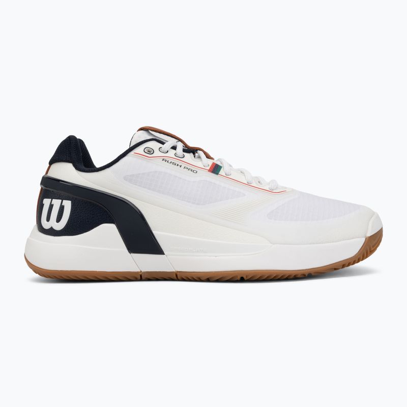 Кросівки тенісні чоловічі Wilson Rush Pro 5 Clay white/navy blazer/gum 2