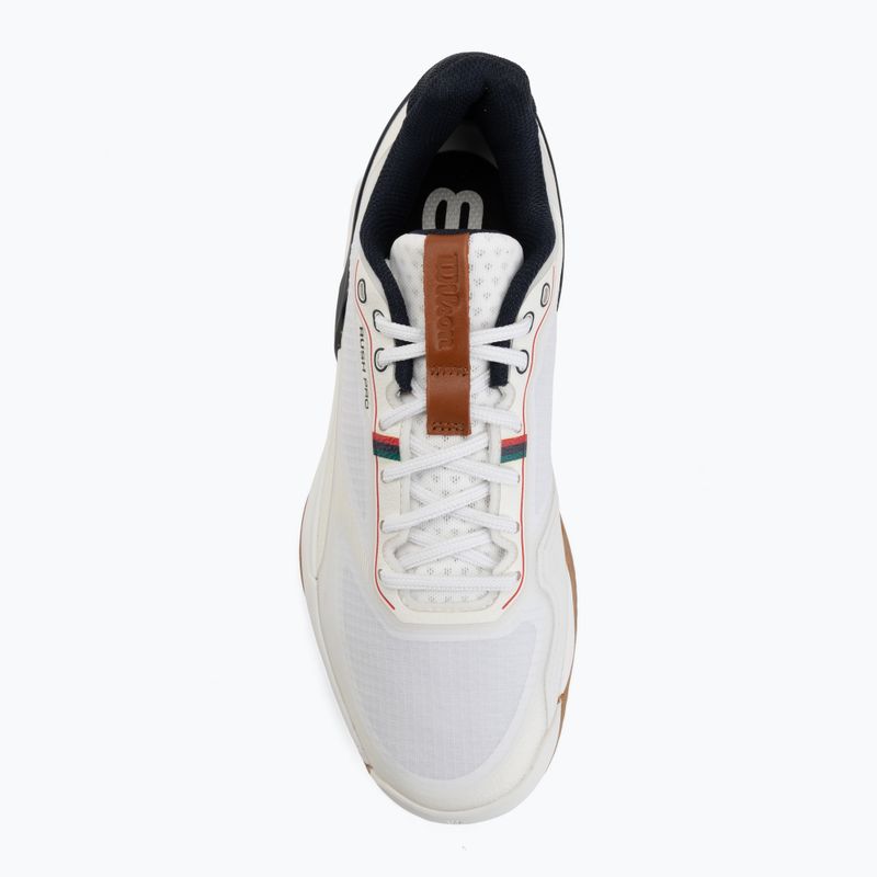 Кросівки тенісні чоловічі Wilson Rush Pro 5 Clay white/navy blazer/gum 5