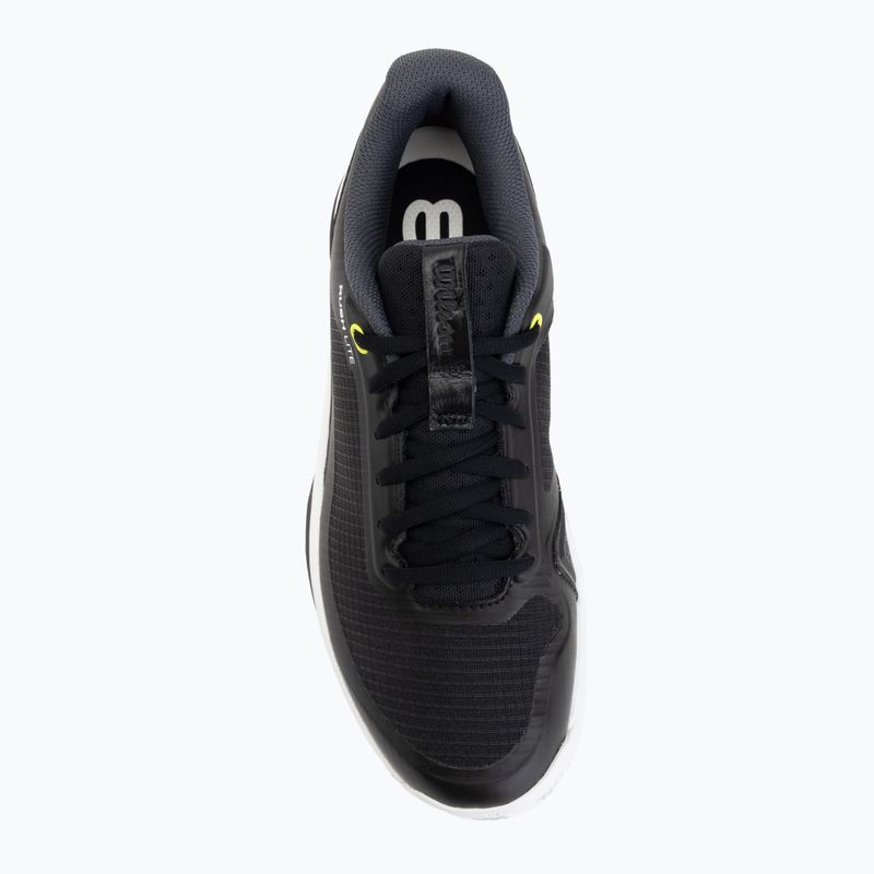 Кросівки тенісні чоловічі Wilson Rush Lite 5 Clay black/white/safety yellow 5