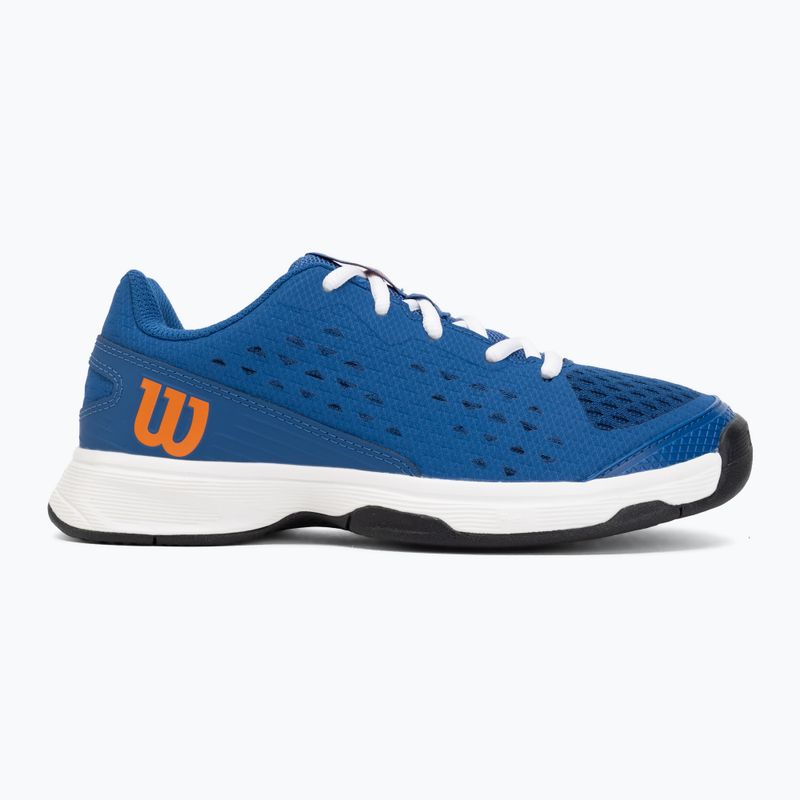 Кросівки тенісні дитячі Wilson Rush Pro Ace L Jr déjà vu blue/orange tiger/white 2