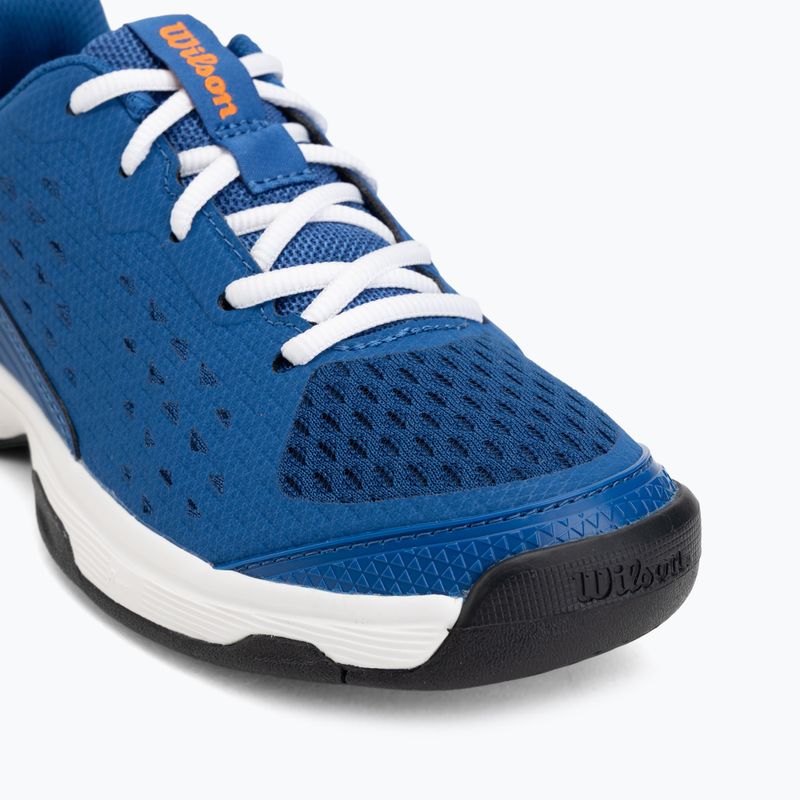 Кросівки тенісні дитячі Wilson Rush Pro Ace L Jr déjà vu blue/orange tiger/white 7