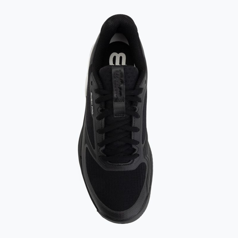 Кросівки тенісні чоловічі Wilson Rush Pro 5 black/white/stormy weather 5