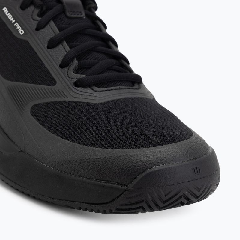 Кросівки тенісні чоловічі Wilson Rush Pro 5 black/white/stormy weather 7