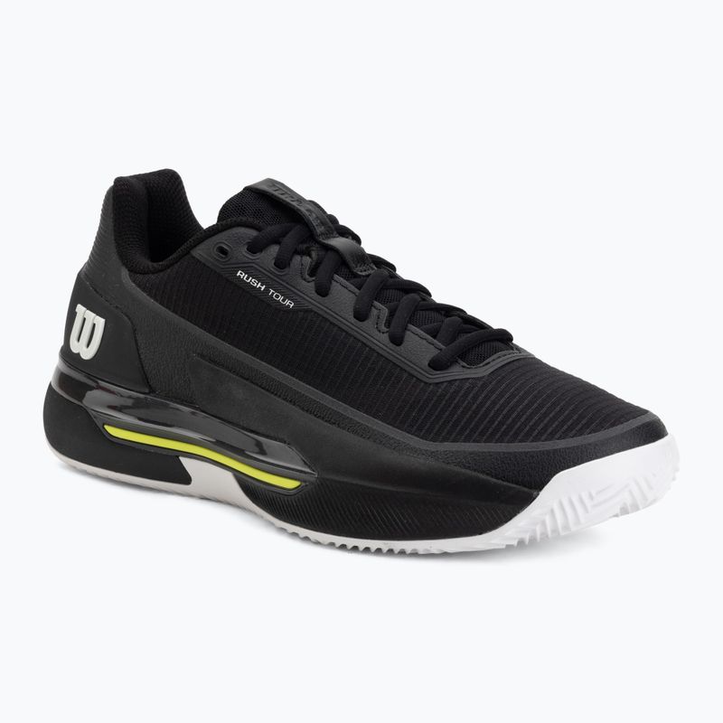 Кросівки тенісні чоловічі Wilson Rush Pro 5 Tour Clay black/white/safety yellow