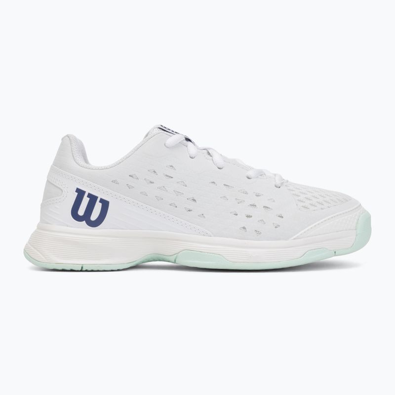Кросівки тенісні дитячі Wilson Rush Pro Ace L Jr white/bay/skip blue 2