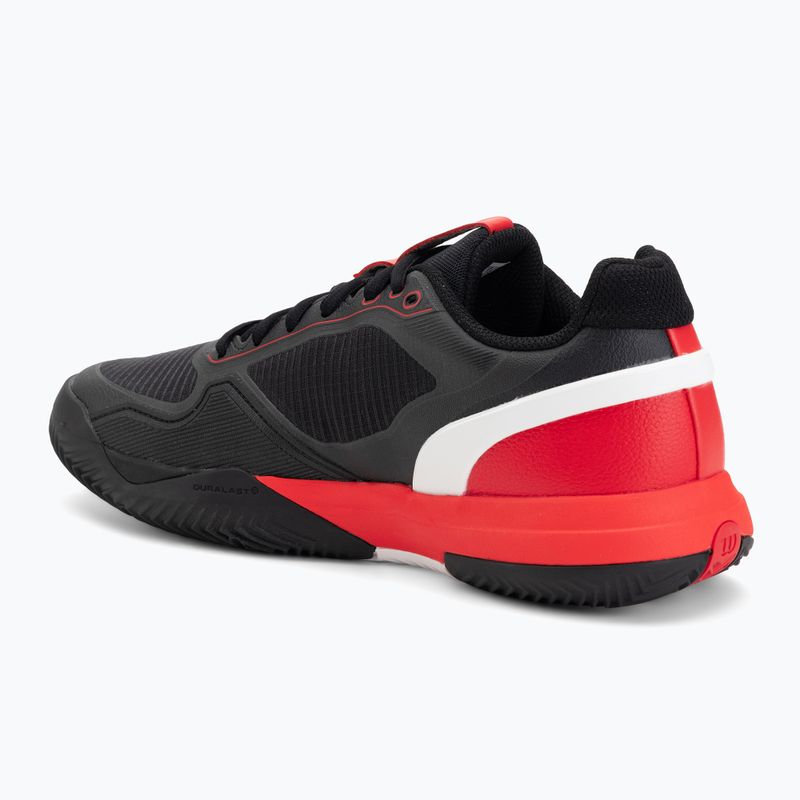 Кросівки тенісні чоловічі Wilson Rush Pro 5 Clay black/infrared/white 3