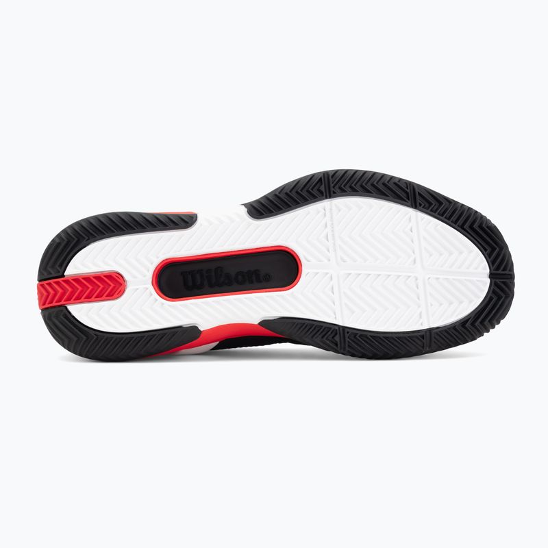Кросівки тенісні чоловічі Wilson Rush Pro 5 Clay black/infrared/white 4