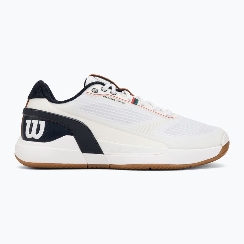 Кросівки тенісні чоловічі Wilson Rush Pro 5 white/navy blazer/gum 2