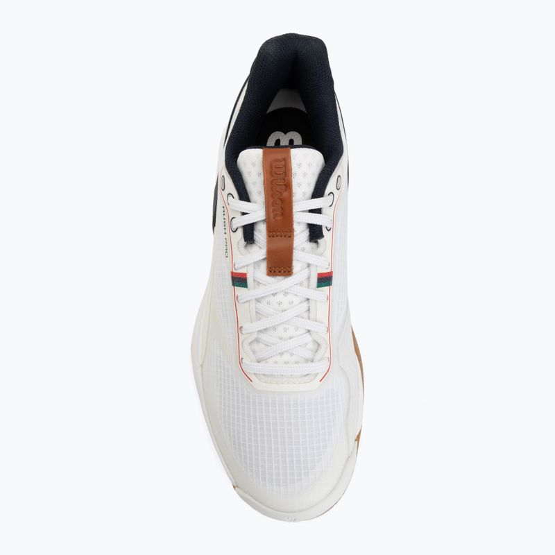 Кросівки тенісні чоловічі Wilson Rush Pro 5 white/navy blazer/gum 5
