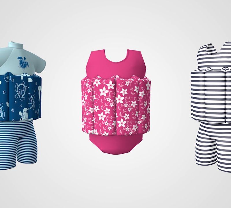 Купальник дитячий Splash About Short John Owady блакитний SJFSZBL1 4