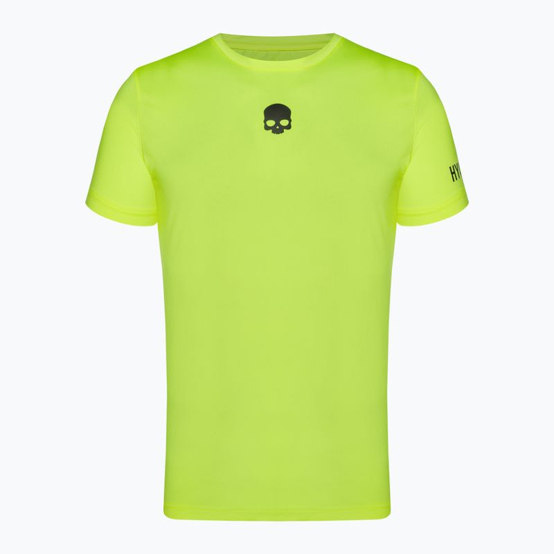 Футболка тенісна чоловіча HYDROGEN Basic Tech Tee fluorescent yellow 4