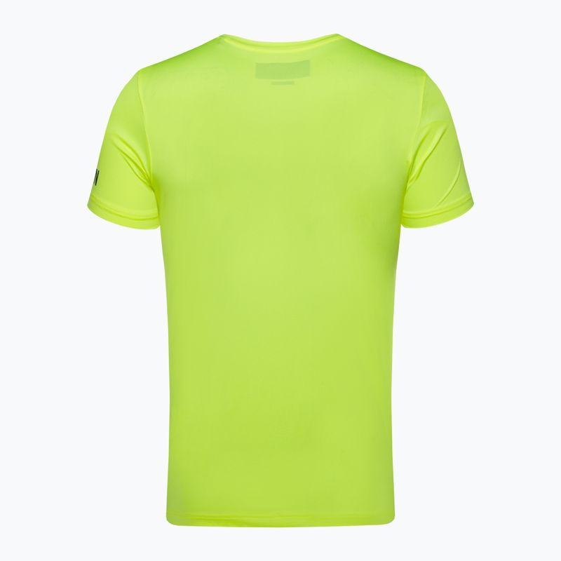 Футболка тенісна чоловіча HYDROGEN Basic Tech Tee fluorescent yellow 5