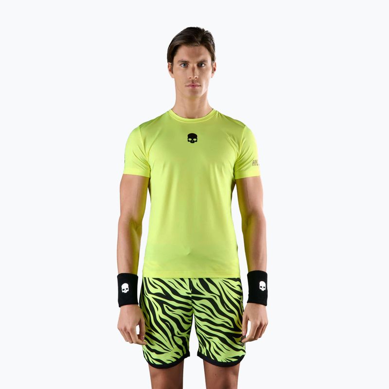 Футболка тенісна чоловіча HYDROGEN Basic Tech Tee fluorescent yellow