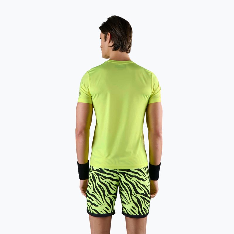 Футболка тенісна чоловіча HYDROGEN Basic Tech Tee fluorescent yellow 2