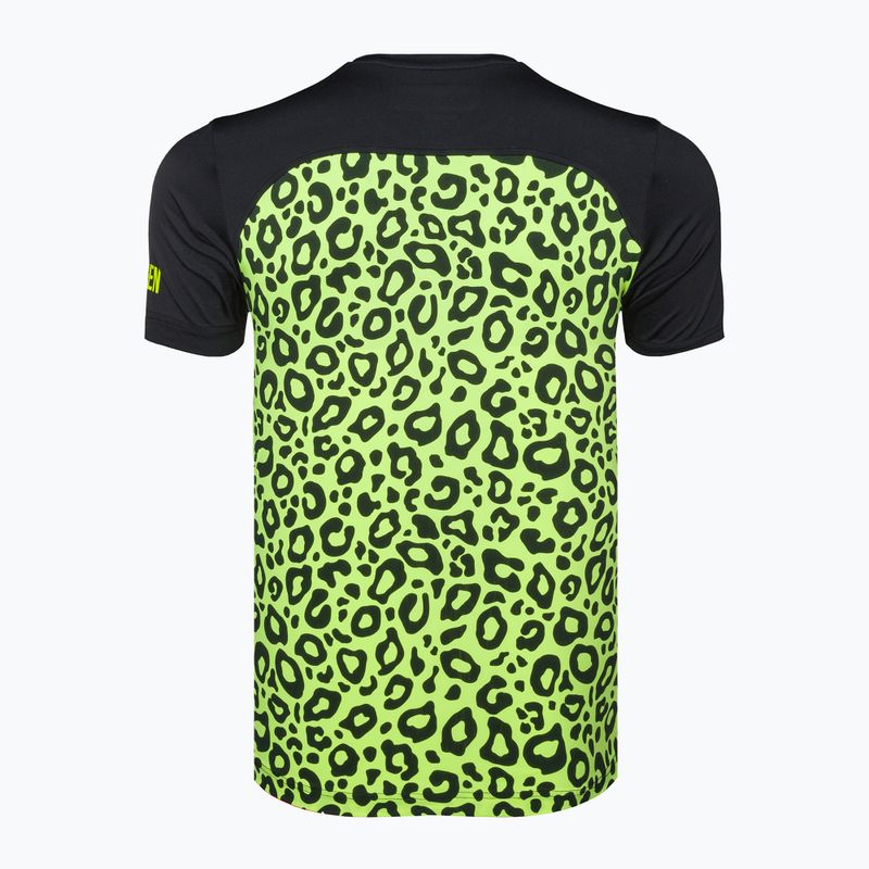Футболка тенісна чоловіча HYDROGEN Panther Tech Tee black/yellow 6