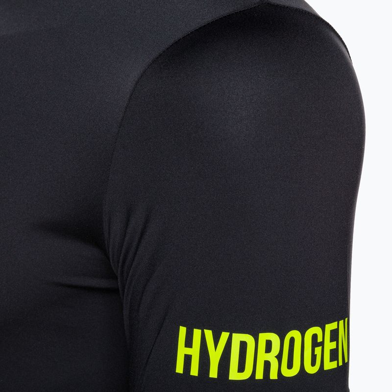 Футболка тенісна чоловіча HYDROGEN Panther Tech Tee black/yellow 8