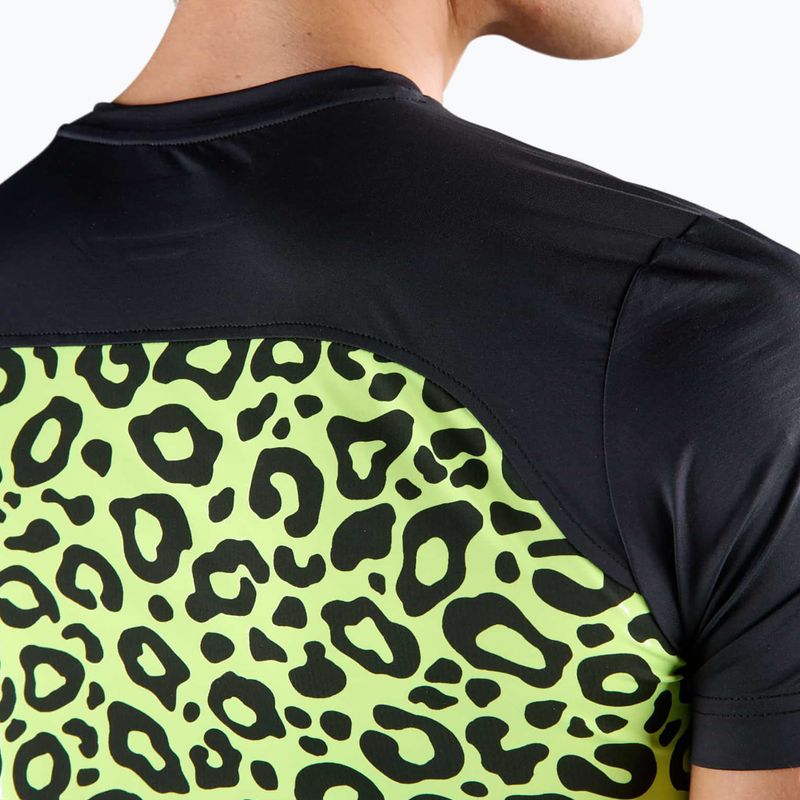 Футболка тенісна чоловіча HYDROGEN Panther Tech Tee black/yellow 4
