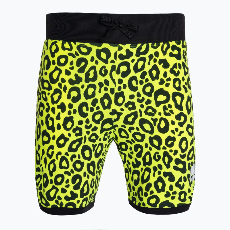 Шорти тенісні чоловічі HYDROGEN Panther Tech fluorescent yellow 4