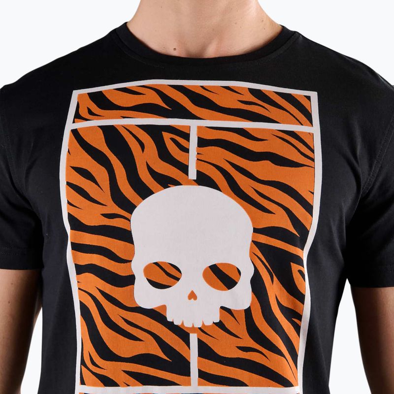 Футболка тенісна чоловіча HYDROGEN Tennis Court Cotton Tee black 3