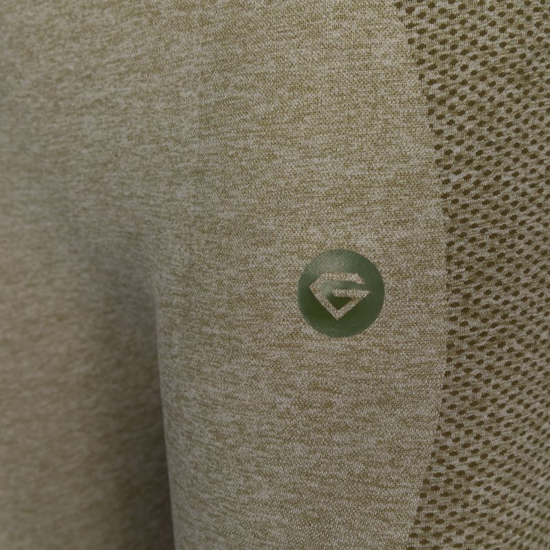 Легінси тренувальні жіночі Gym Glamour Khaki Fusion 333 8