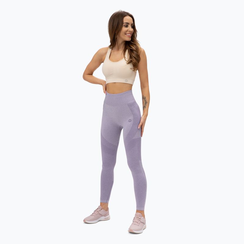 Легінси тренувальні жіночі Gym Glamour Lavender Fusion 335 2