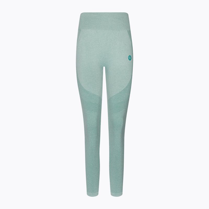 Легінси тренувальні жіночі Gym Glamour Green Fusion 337 6