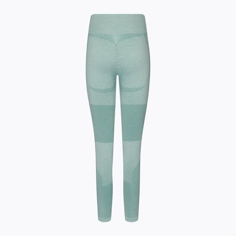 Легінси тренувальні жіночі Gym Glamour Green Fusion 337 7
