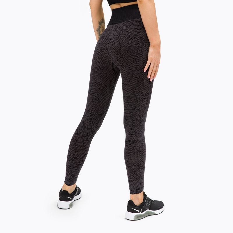Легінси жіночі Gym Glamour Snake сірі 365 3
