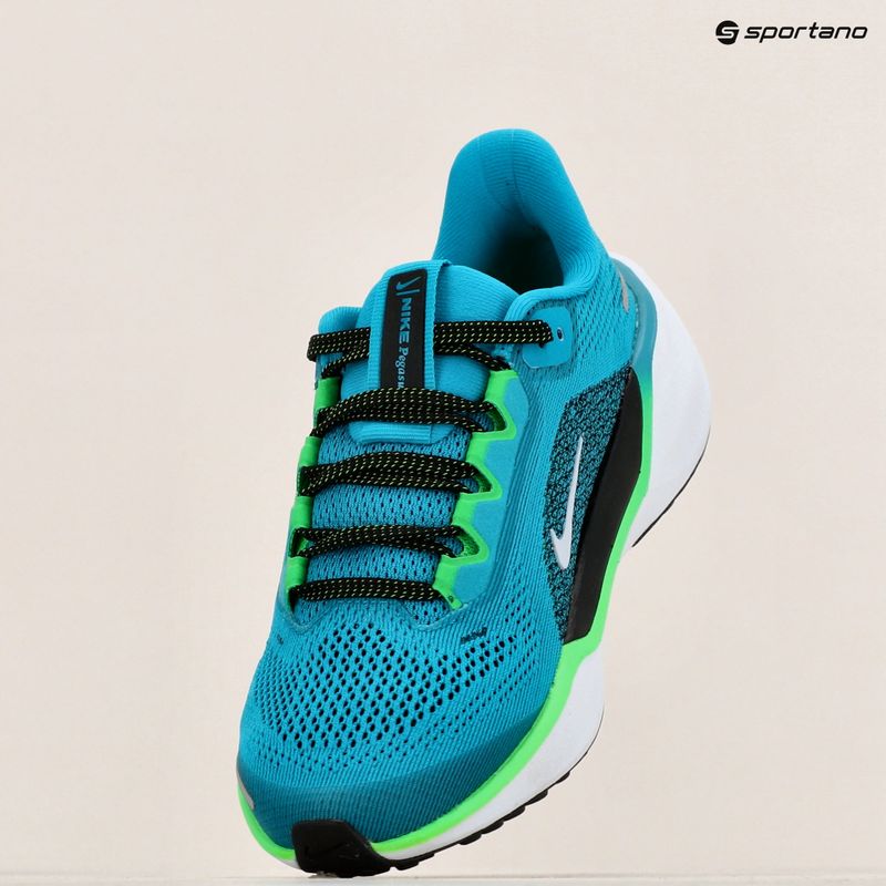 Кросівки для бігу дитячі Nike Pegasus 41 aquamarine/black/green strike/football grey 9