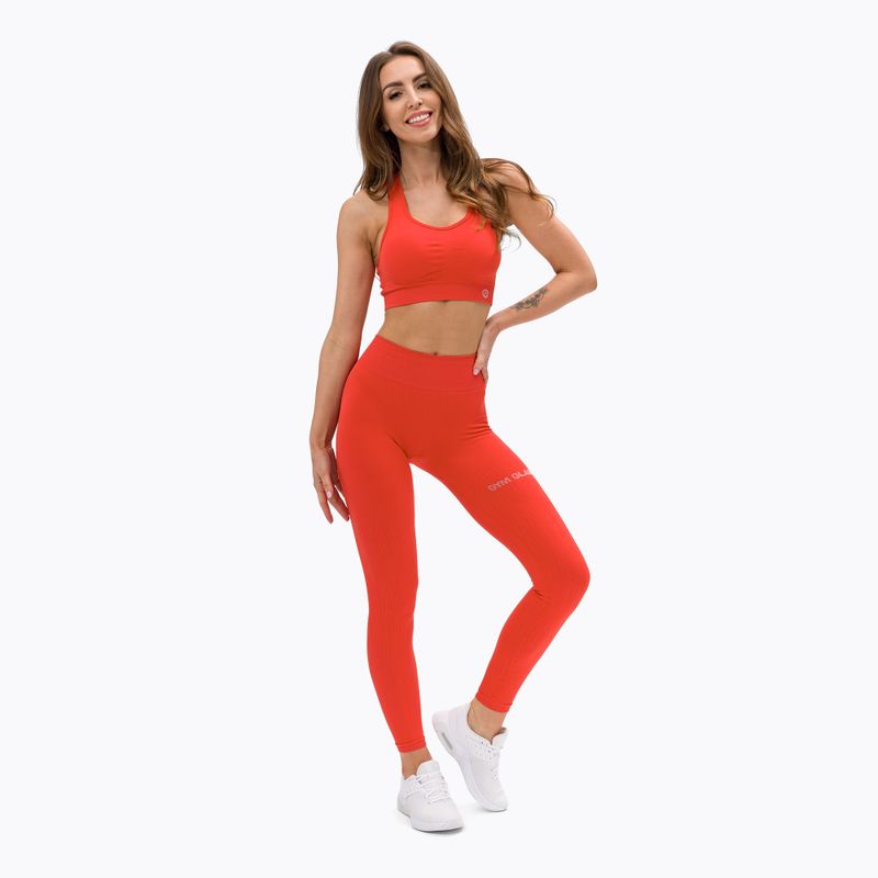 Бюстгальтер для фітнесу Gym Glamour Push Up Coral 372 2