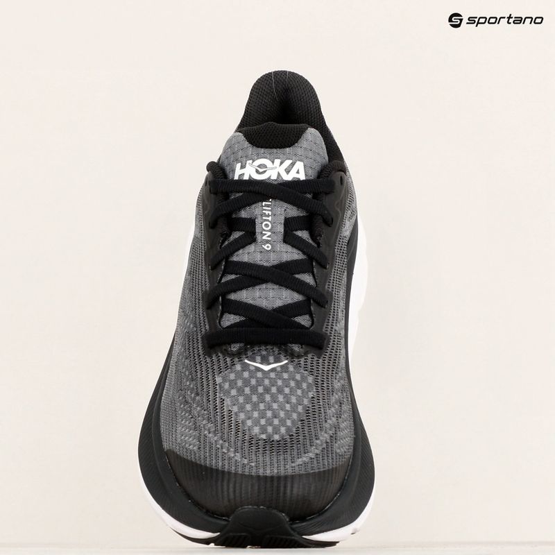 Кросівки для бігу дитячі HOKA Clifton 9 black/white 9