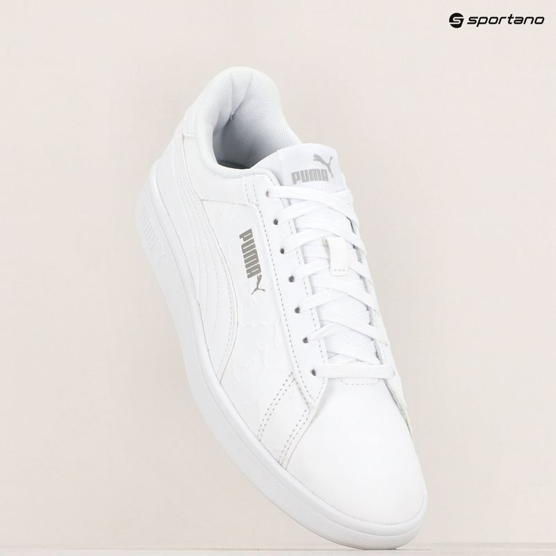 Кросівки PUMA Smash 3.0 Superlogo puma white/smokey gray 9