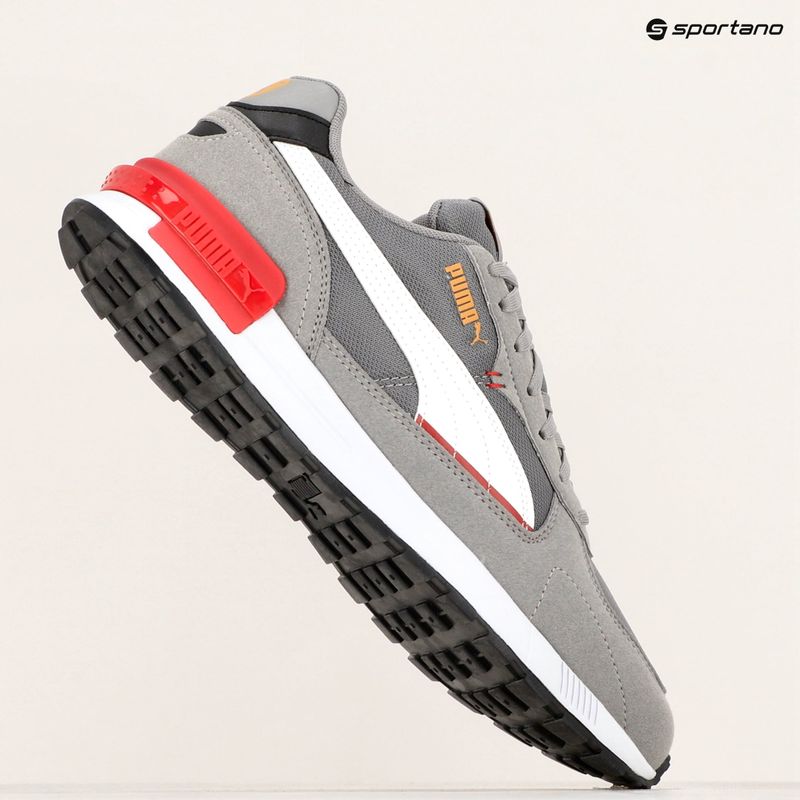 Кросівки PUMA Graviton stormy slate/puma white/club red/ginger tea 8