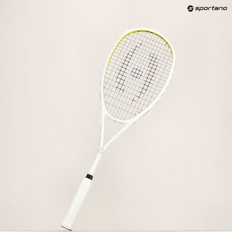 Ракетка для сквошу Harrow Vapor 115 Raneem El Welily Signature біла/лаймова 11