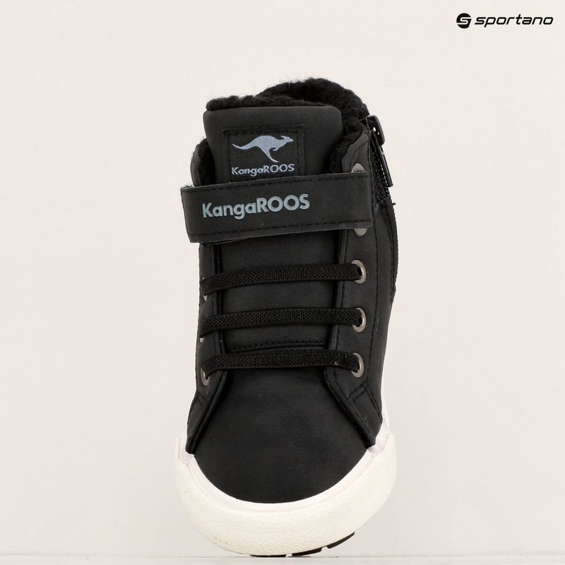 Дитячі черевики KangaROOS KaVu III реактивні чорні / сталево-сірі 16