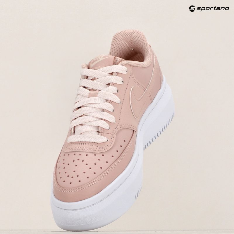Жіночі туфлі Nike Court Vision Alta рожевий оксфорд/білий/світлий ніжно-рожевий/рожевий оксфорд 9