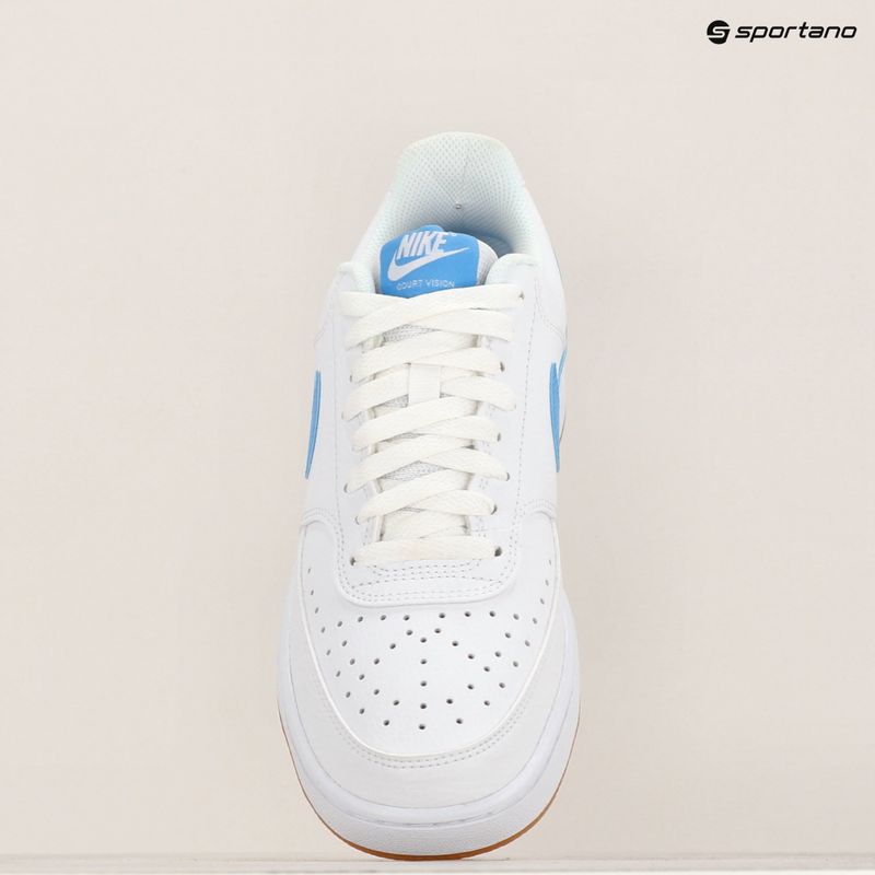 Кросівки чоловічі Nike Court Vision Low white/gum yellow/university blue 9