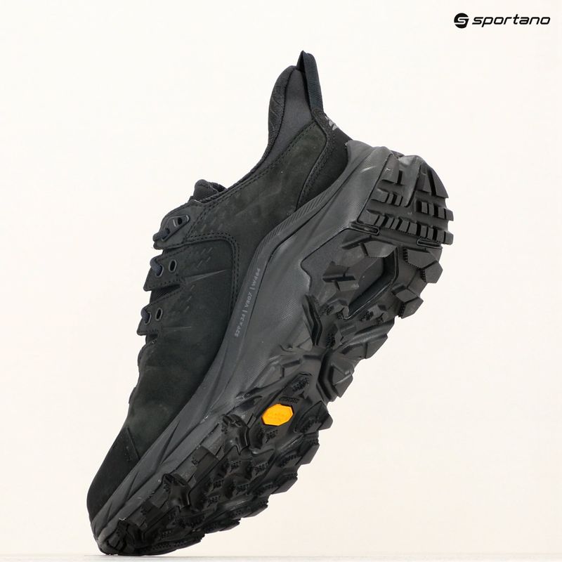 Черевики туристичні чоловічі HOKA Kaha 2 Low GTX black/black 9