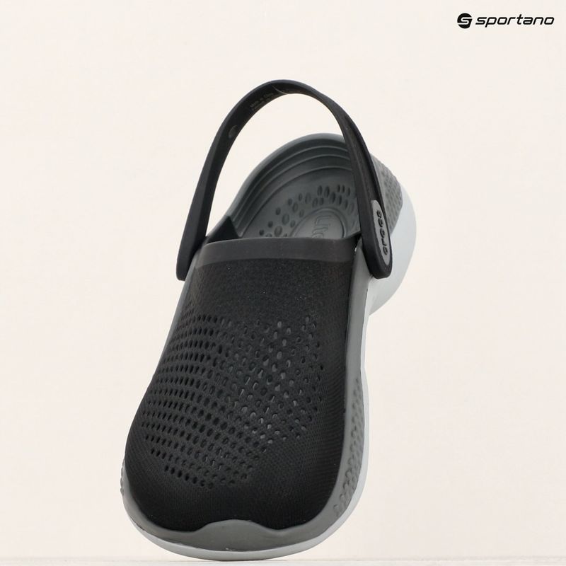 Шльопанці Crocs LiteRide 360 Clog black/slate grey 16