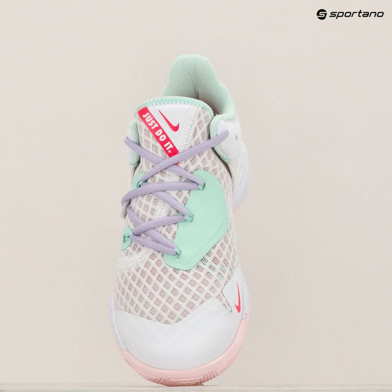 Взуття для волейболу Nike Zoom Hyperspeed Court SE білий/м’ятна піна/сірий/фіолетовий туман/рожевий піна 9