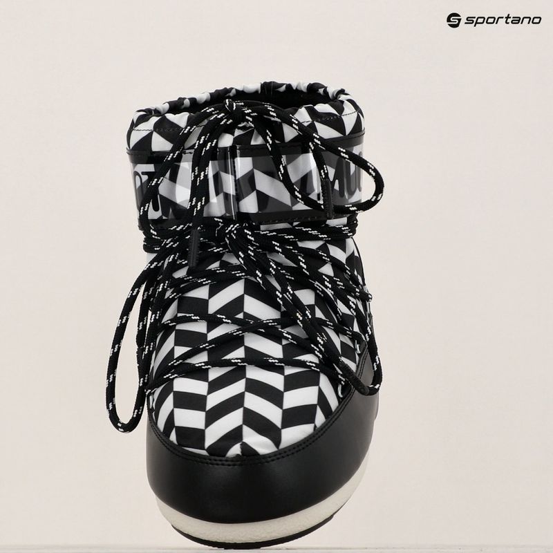 Черевики жіночі Moon Boot Icon Low Optical black/white 11