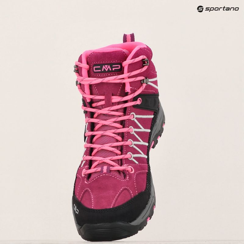 Черевики трекінгові дитячі CMP Rigel Mid berry / pink fluo 13