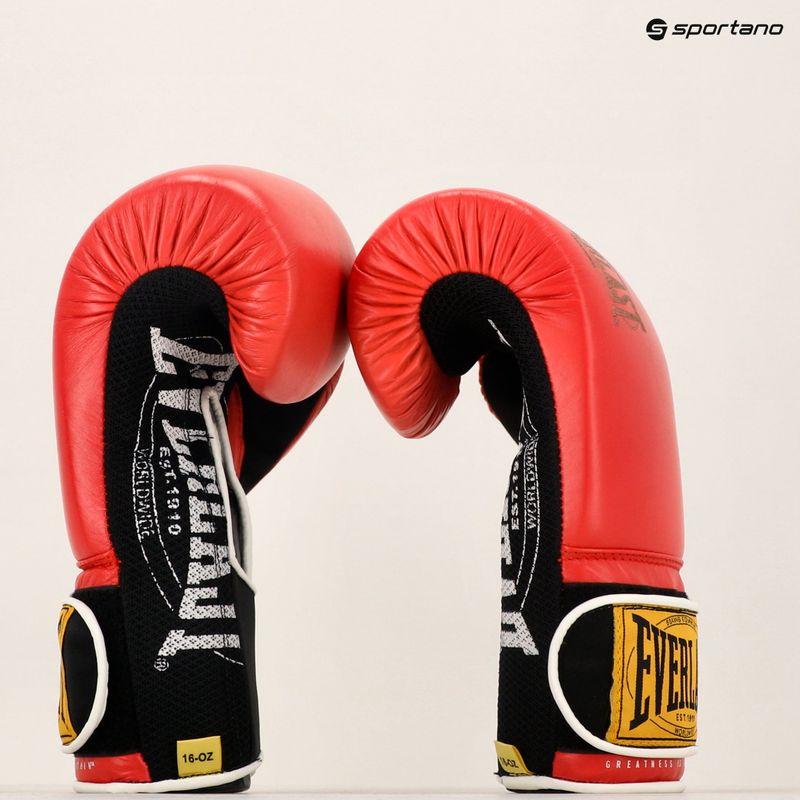 Боксерські рукавички Everlast 1910 Classic червоні 9