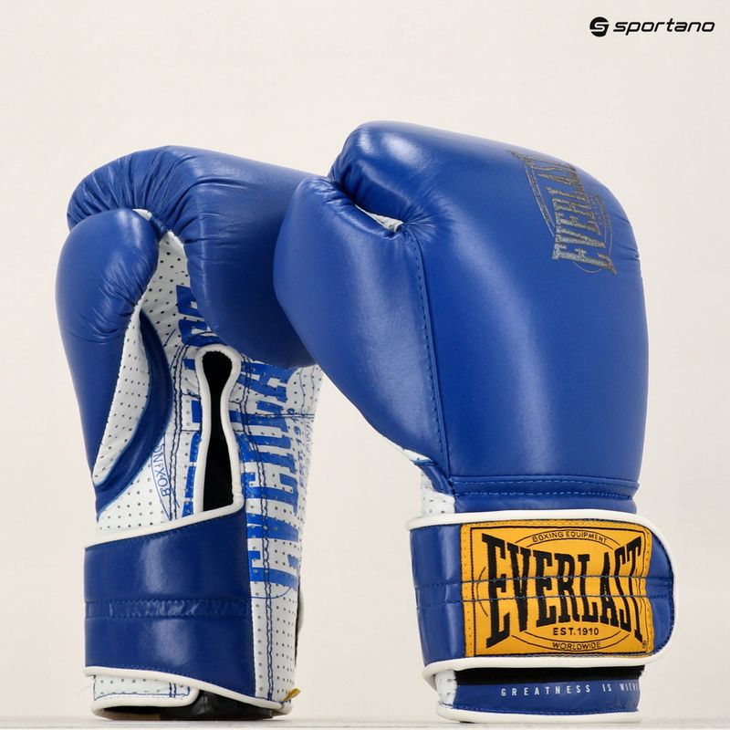 Боксерські рукавички Everlast 1910 Classic Pro сині 8